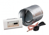 Automatická regulácia spaľovania MSK GLASS | priemer 100 mm, priemer 125 mm, priemer 150 mm